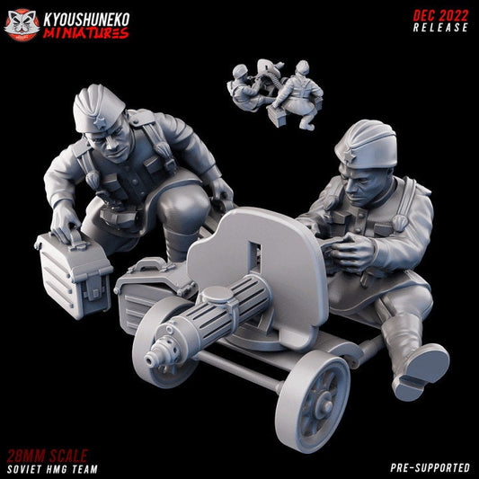 Soviet HMG Team ww2 - Kyoushuneko Miniatures