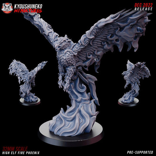 High Elf Fire Phoenix - Kyoushuneko Miniatures