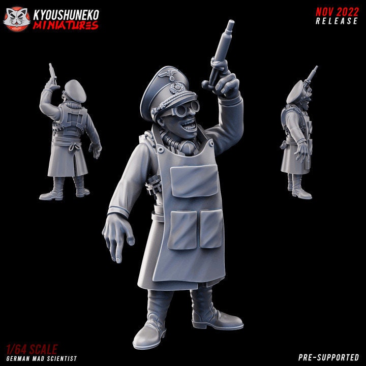 German Mad Scientist ww2 - Kyoushuneko Miniatures