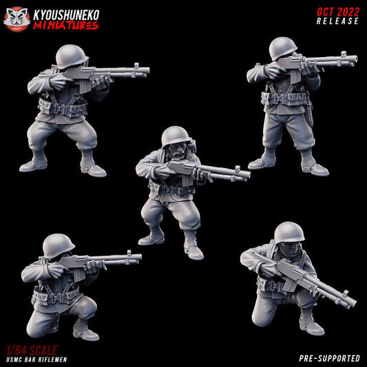 USMC Bar Riflemen ww2 - Kyoushuneko Miniatures