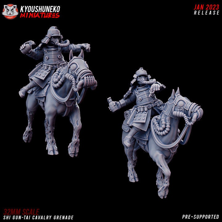 Shi Gun-Tai Cavalry Grenade - Kyoushuneko Miniatures