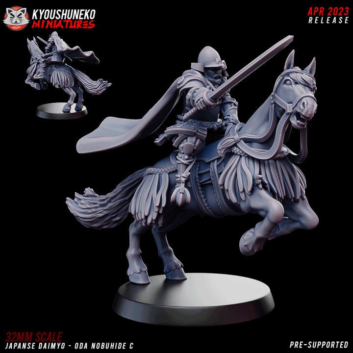 Japanese Daimyo Oda Nobuhide C - Kyoushuneko Miniatures