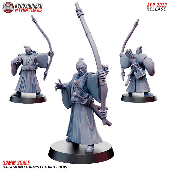 Hatamono Daimyo Guard Bow - Kyoushuneko Miniatures