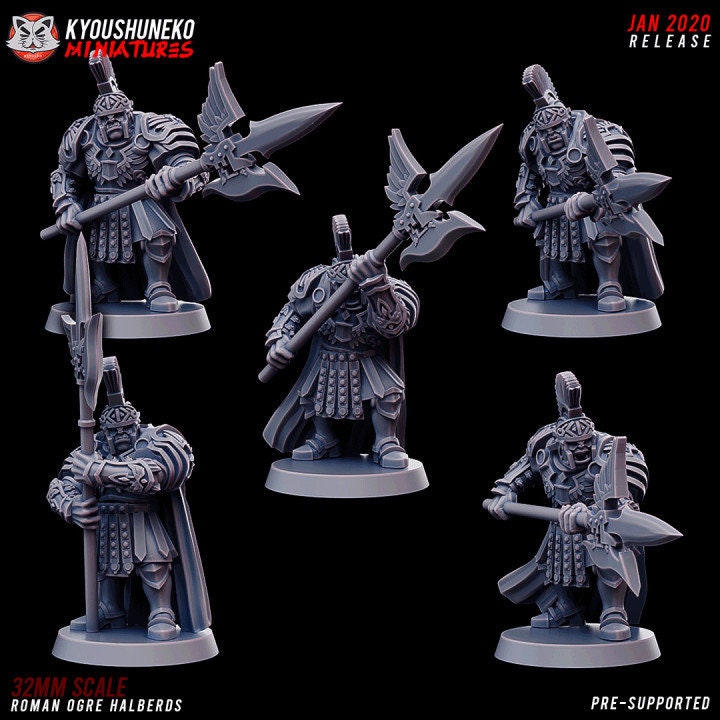 Roman Ogre Halberd Units - Kyoushuneko Miniatures