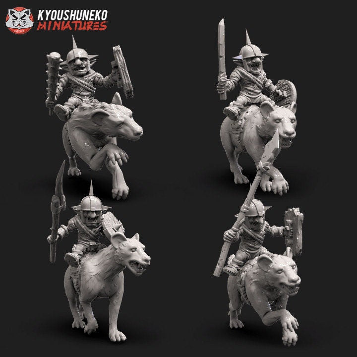 Goblin Riders - Kyoushuneko Miniatures