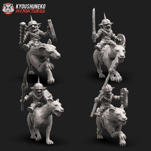 Goblin Riders - Kyoushuneko Miniatures