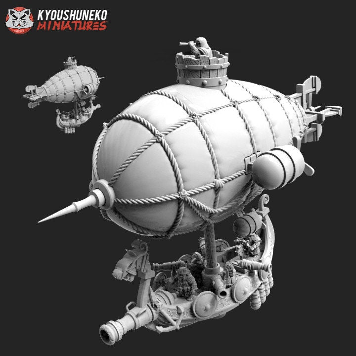 Dwarf Airship - Kyoushuneko miniatures