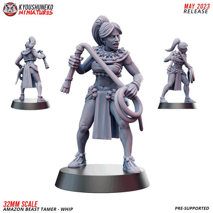 Amazon Beast Tamer Whip - Kyoushuneko Miniatures