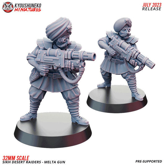 Melter Gun Sikh Desert Raider - Kyoushuneko Miniatures