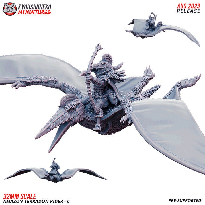 Amazon Terradon Rider C - Kyoushuneko Miniatures