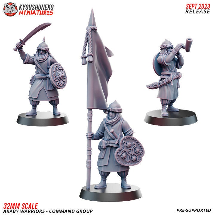 Command Group Araby Warriors - Kyoushuneko Miniatures