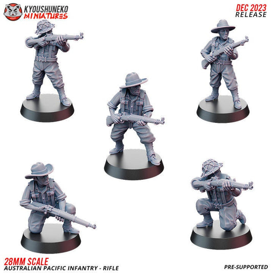 Rifle Australian Pacific Infantry ww2 - Kyoushuneko Miniatures