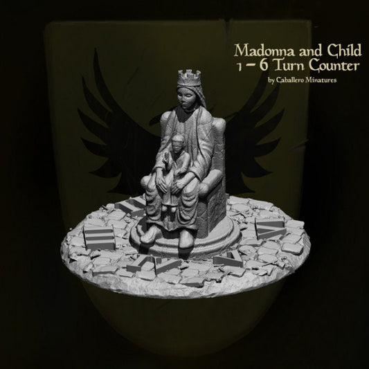 Turn Counter: Madonna and Child 28mm - Reconquer Designs