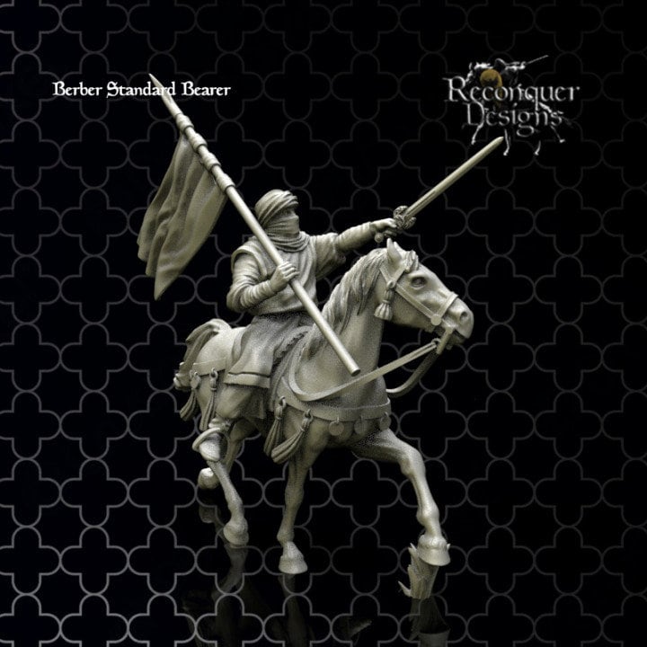 Almoravid Standard Bearer 28mm - Reconquer Designs