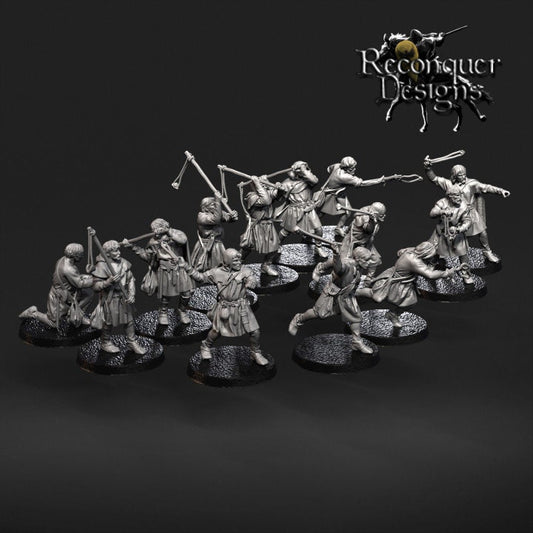 Iberian Medieval Singers 28mm - Reconquer Designs