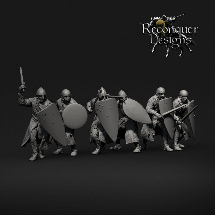 12th Military Order Knight Sergeants 28mm - Reconquer Designs