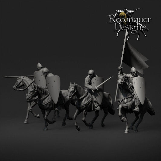 12th Century Military Order Knights Set B 28mm - Reconquer Designs