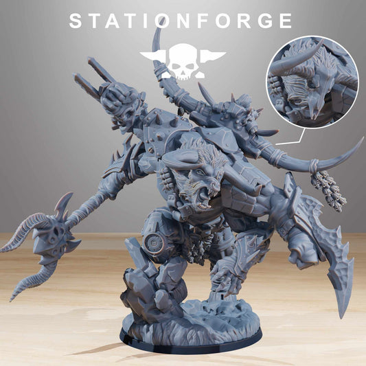 Corrupted Beasts Leader - StationForge - 28mm