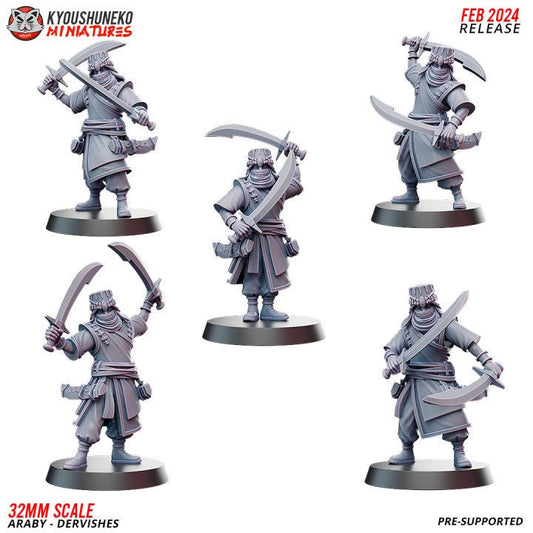 Araby Dervishes - Kyoushuneko Miniatures