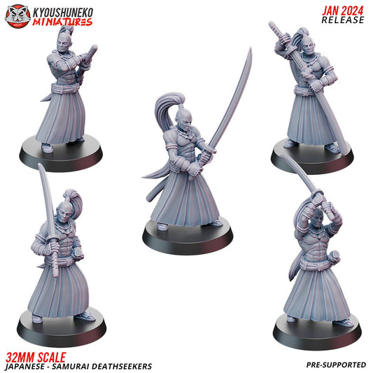 Japanese - Samurai Deathseekers - Kyoushuneko Miniatures