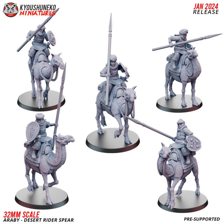 Desert Rider Spear - Araby - Kyoushuneko Miniatures