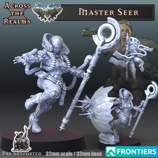 Master Seer Pinup Corps - Across the Realms 32mm