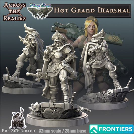 Hot Marshall vers.A Pinup body - Across the Realms 32mm