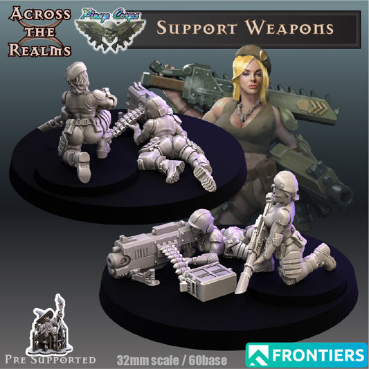 Pinup Support Weapons vers.D - Across the Realms 32mm