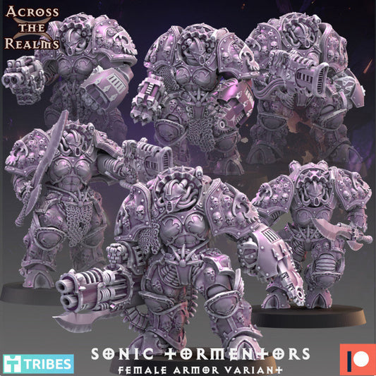 Sonic Tormentors Female Armor Variant - Across the Realms 32mm