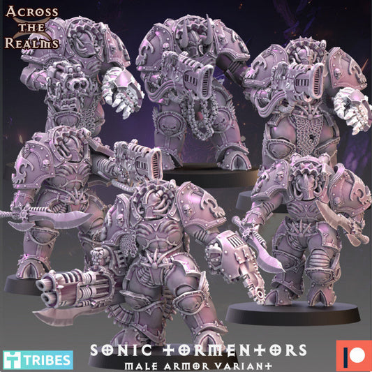 Sonic Tormentors male Armor Variant - Across the Realms 32mm