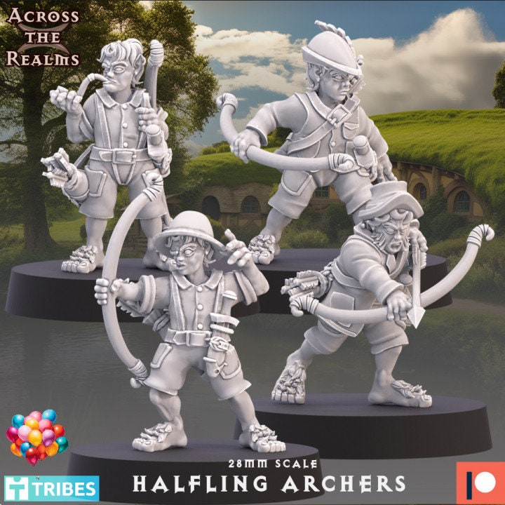 Halfling Archers - Across the Realms 28mm