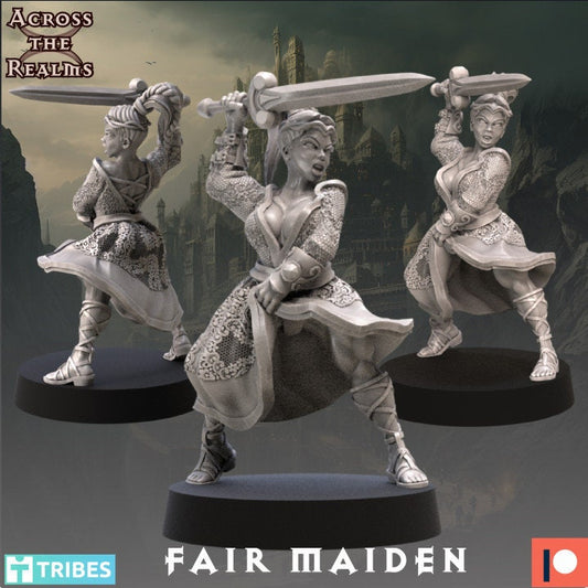 Fair Maiden - Across the Realms 32mm