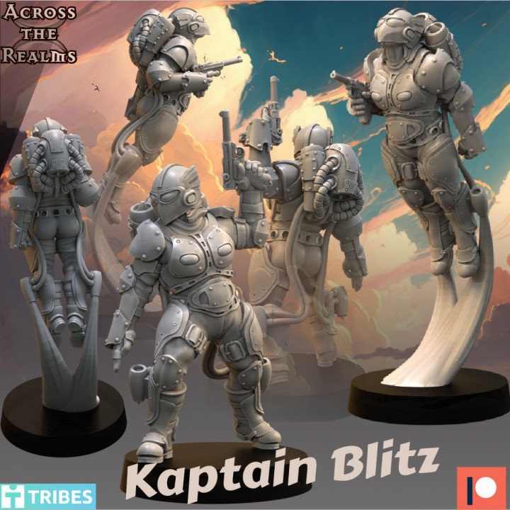 Kaptain Blitz - Across the Realms 32mm