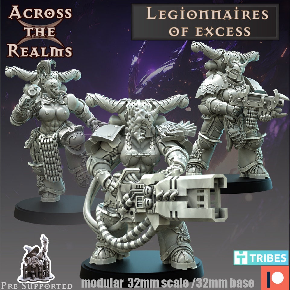 Legionaires of Excess vers.C - Across the Realms 32mm