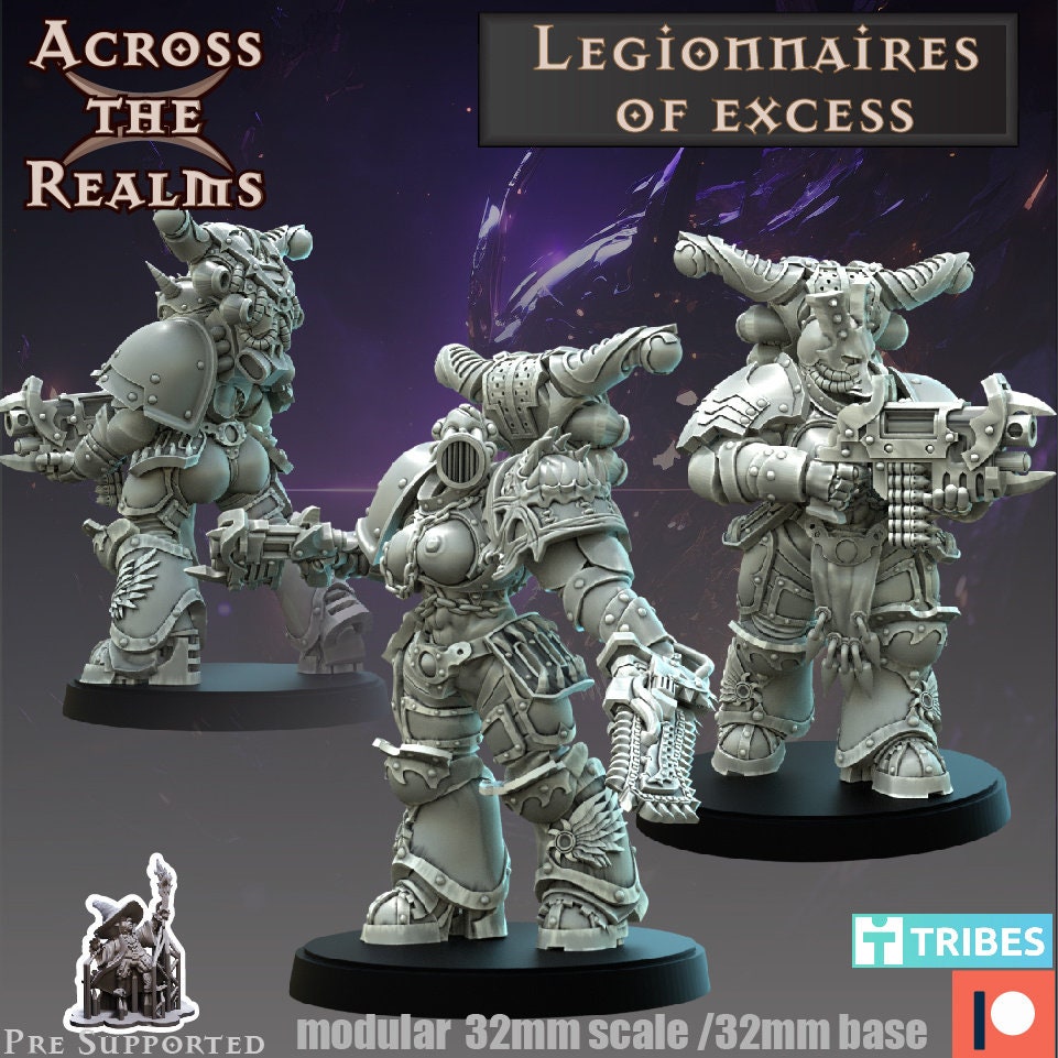 Legionaires of Excess vers.D - Across the Realms 32mm