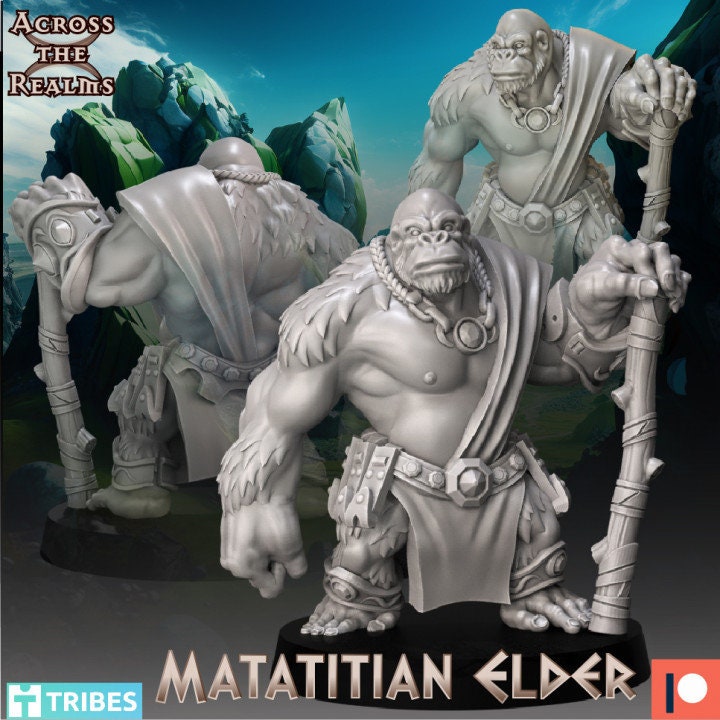 Matatitian Elder - Across the Realms 32mm