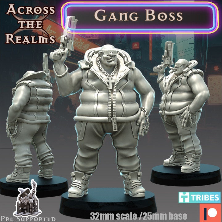 Gang Boss - Across the Realms 32mm