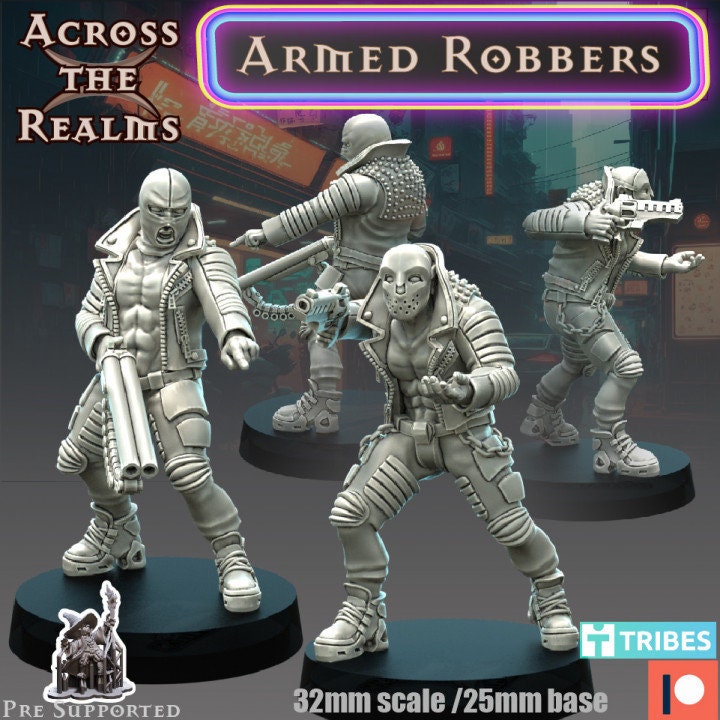 Armed Robbers - Across the Realms 32mm