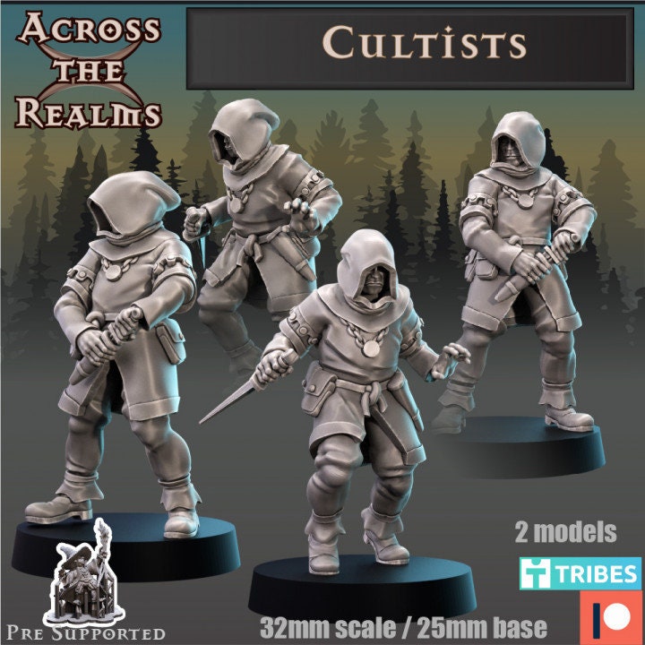 Cultists - Across the Realms 32mm