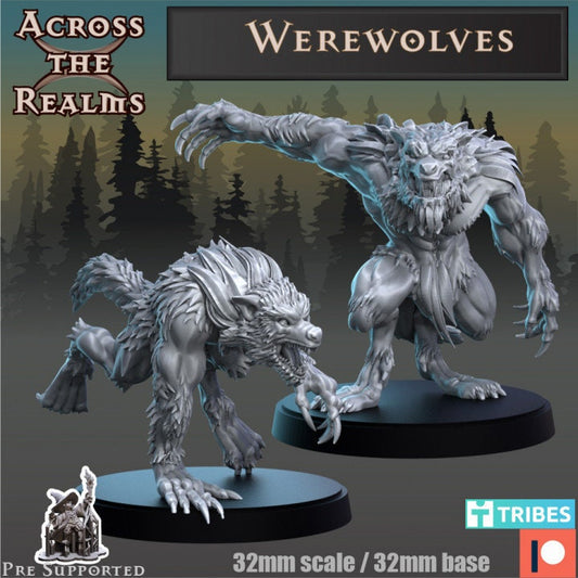 Werewolves - Across the Realms 32mm