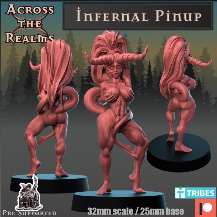 Infernal Pinup - Across the Realms 32mm