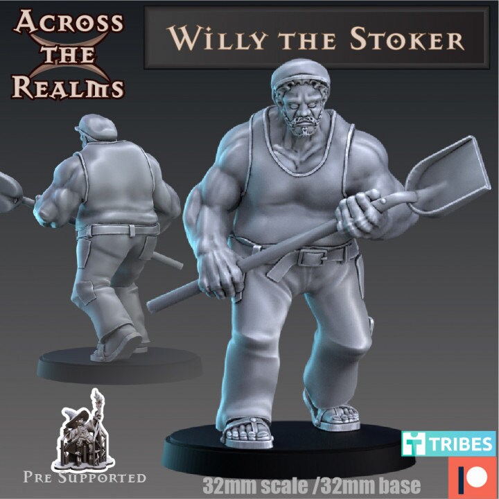 Willy the Stoker - Across the Realms 32mm