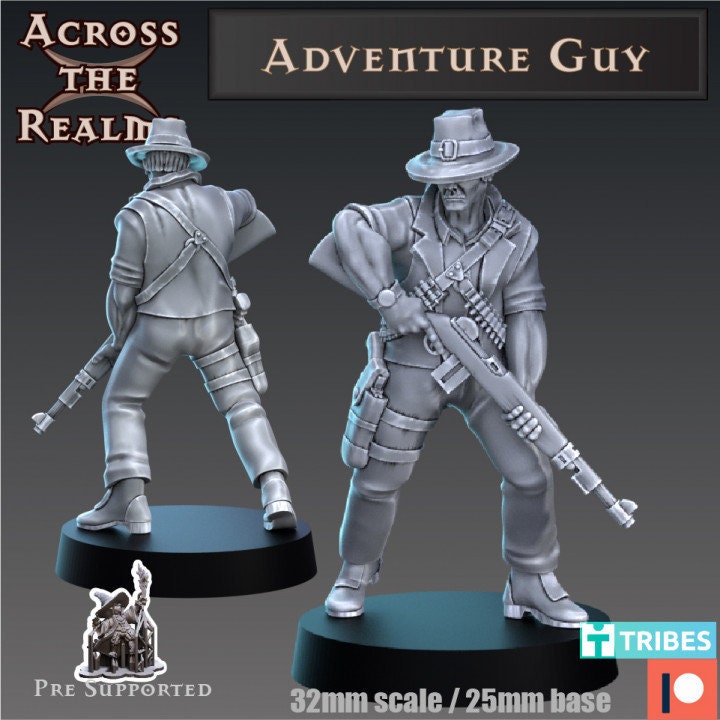 Adventure Guy - Across the Realms 32mm