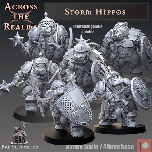 Storm Hippos - Across the Realms 32mm