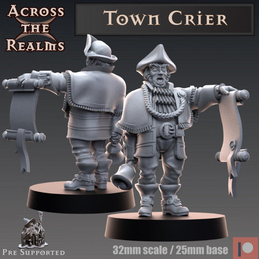 Town Crier - Across the Realms 32mm