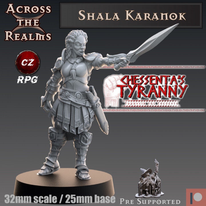 Shala Karanok - Across the Realms 32mm