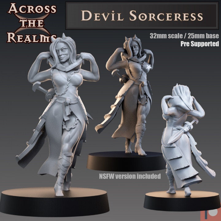 Devil Sorceress - Across the Realms 32mm