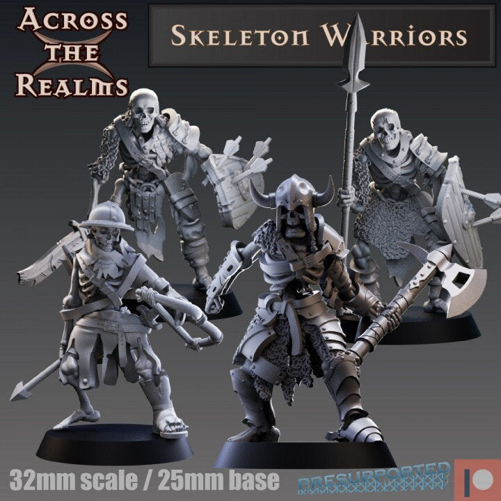 Skeleton Warriors - Across the Realms 32mm