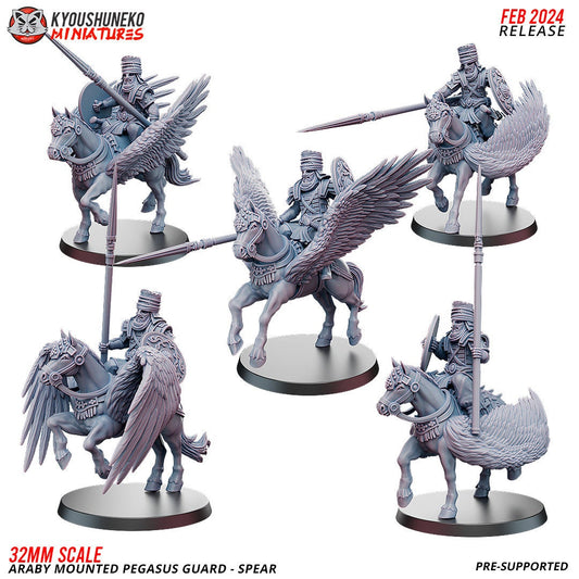 Spear - Arabian Mounted Pegasus Guards - Kyoushuneko Miniatures