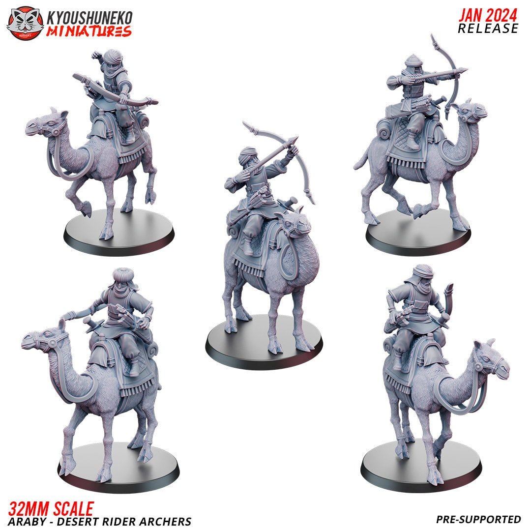 Desert Rider Archers - Araby - Kyoushuneko Miniatures